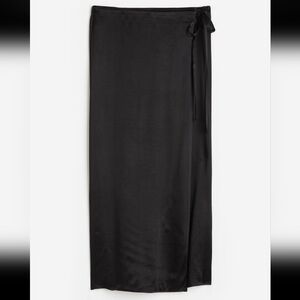 Satin Wrap Skirt